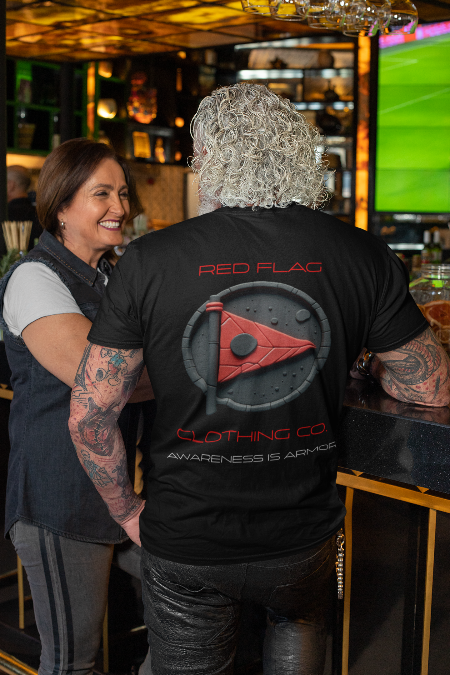 Red Flag Statement Tee